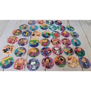 Peanuts/Charlie Brown Pogs-Milk Caps 1-38